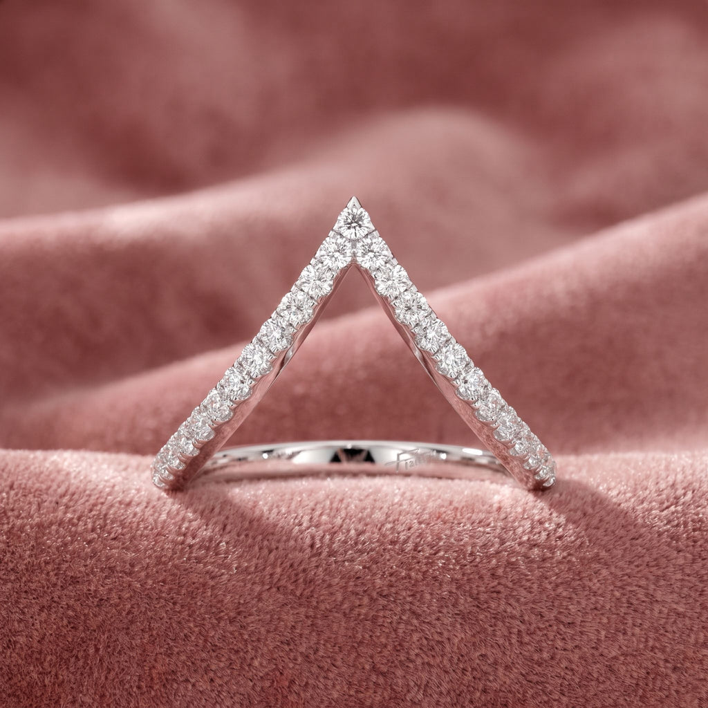 18K Bespoke Diamond Ring — AI cloth, in-house