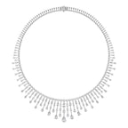 18K Tennis Diamond Necklace — TOP
