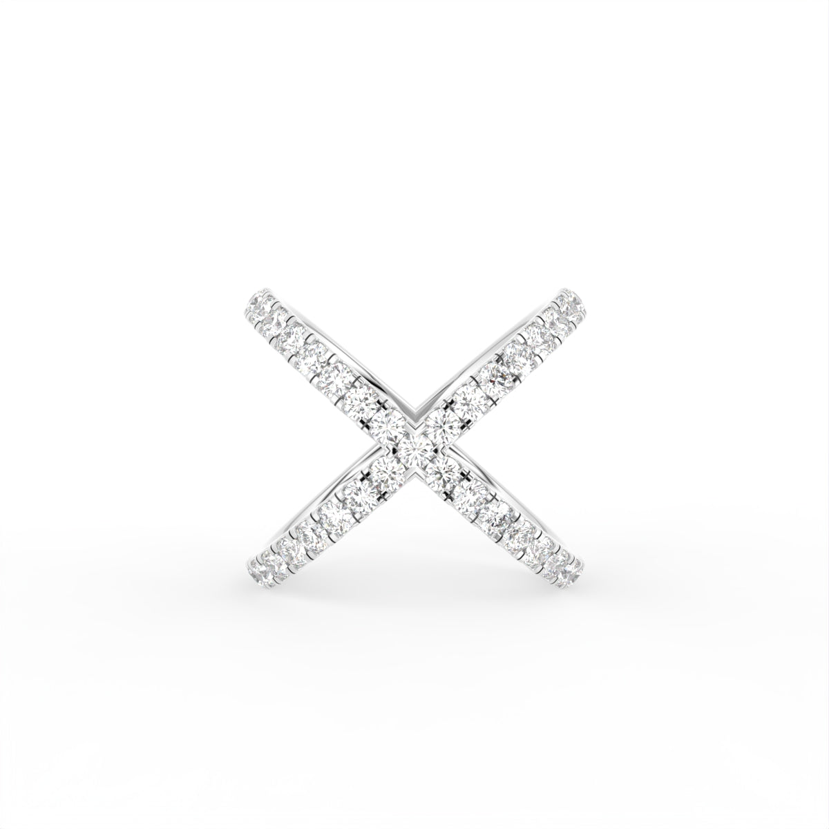 18K Bespoke Diamond Ring — TOP