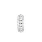 18K White Gold Eternity Round Diamond Ring — TOP