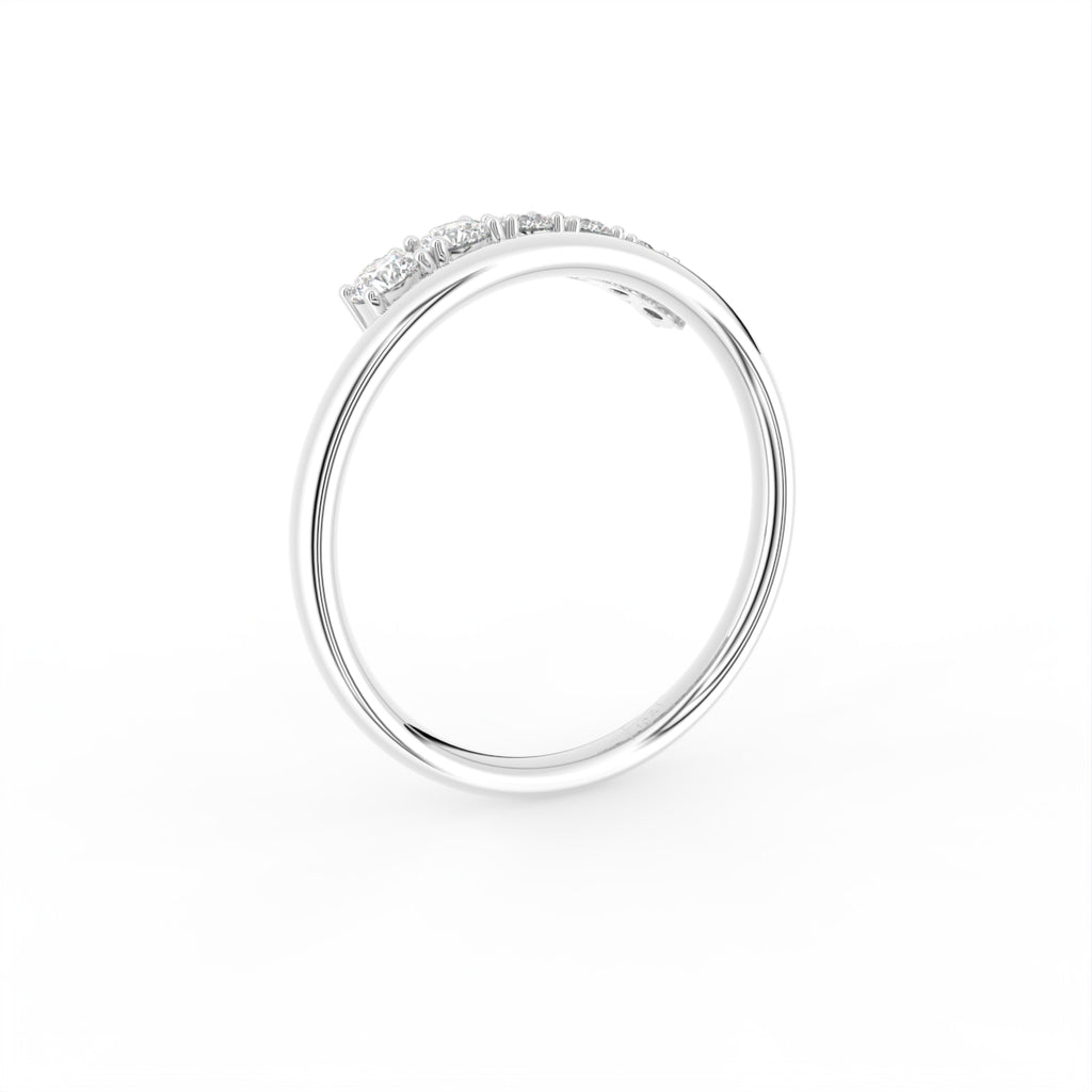 18K Bespoke Diamond Ring — 3D VIEW