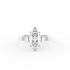 vimg:Z00293|18K Trilogy Marquise Diamond Ring — TOP