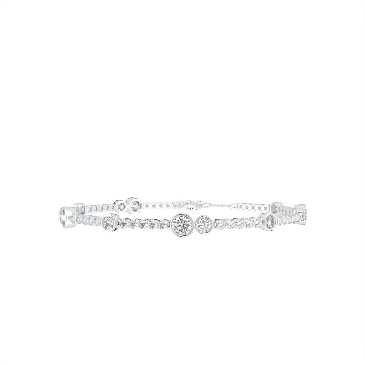 18K Bespoke Diamond Bracelet — TOP