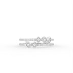 18K Bespoke Pave Diamond Band Ring — TOP