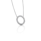 18K Bespoke Diamond Pendant — FRONT