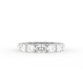 18K Full Eternity Oval Diamond Ring — TOP