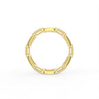 Sterling Silver Diamond Ring — FRONT/BACK