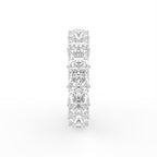 vimg:FJ3289|vimg:FJ2073|14K White Gold Full Eternity Princess Diamond Ring — SIDE