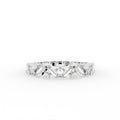 18K White Gold Baguette Diamond Eternity Ring — TOP