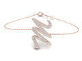18K Alphabet Diamond Bracelet — TOP