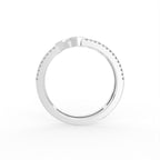 18K Bespoke Pave Diamond Band Ring — FRONT