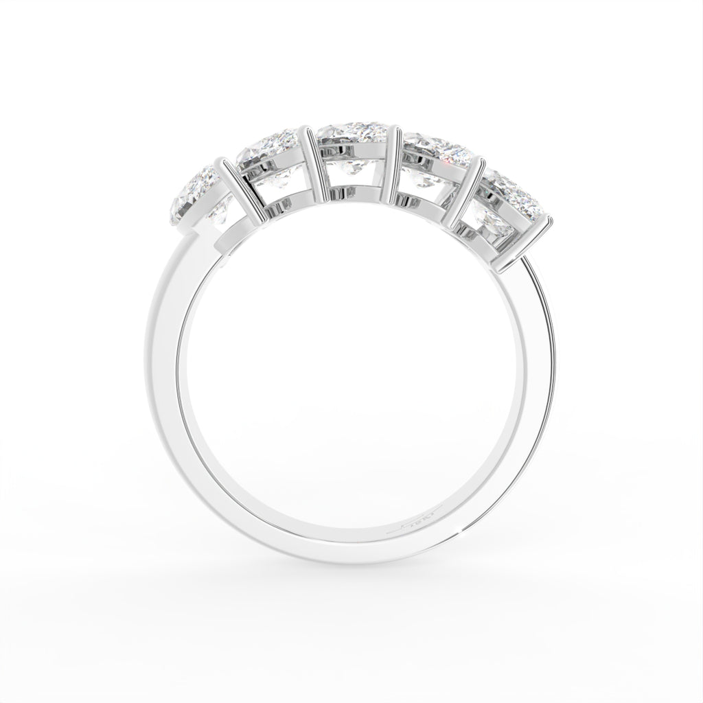 18K Eternity Marquise Diamond Ring — FRONT