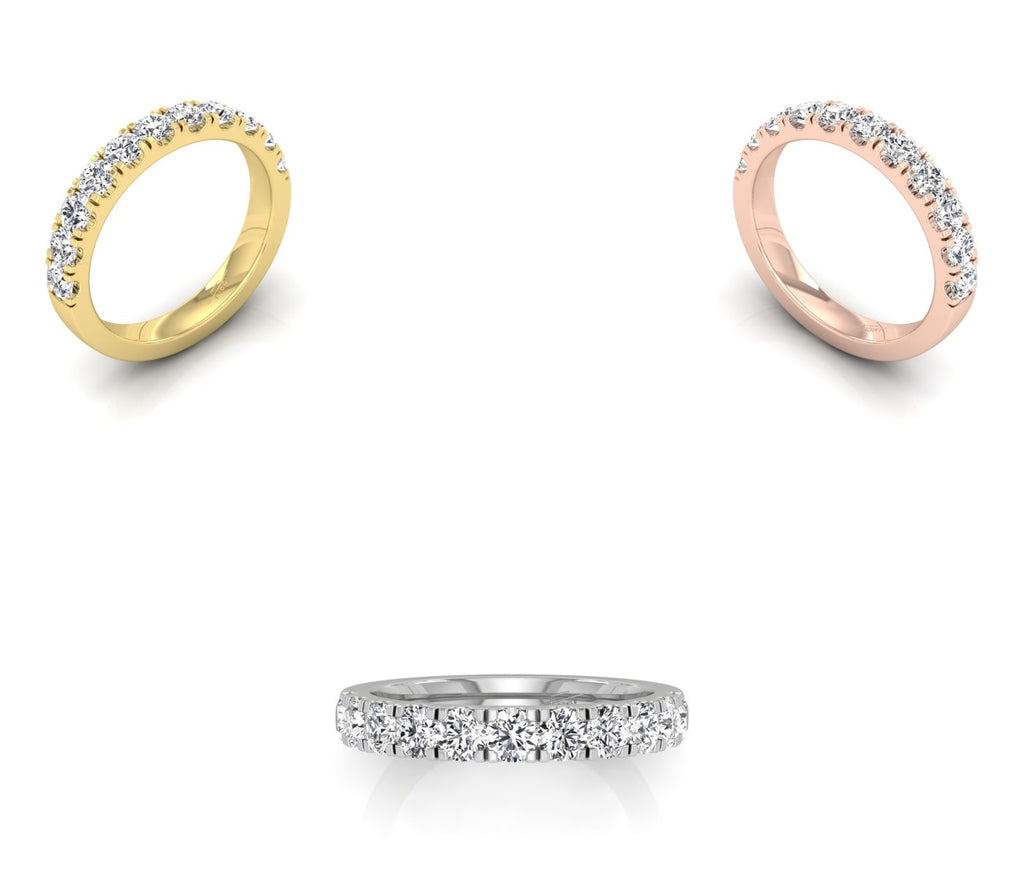 18K Bespoke Baguette Diamond Ring — 3 COLOR