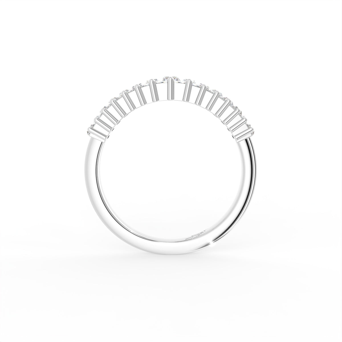 vimg:FJ4796|vimg:FJ4815|14K Eternity Baguette Diamond Ring — FRONT