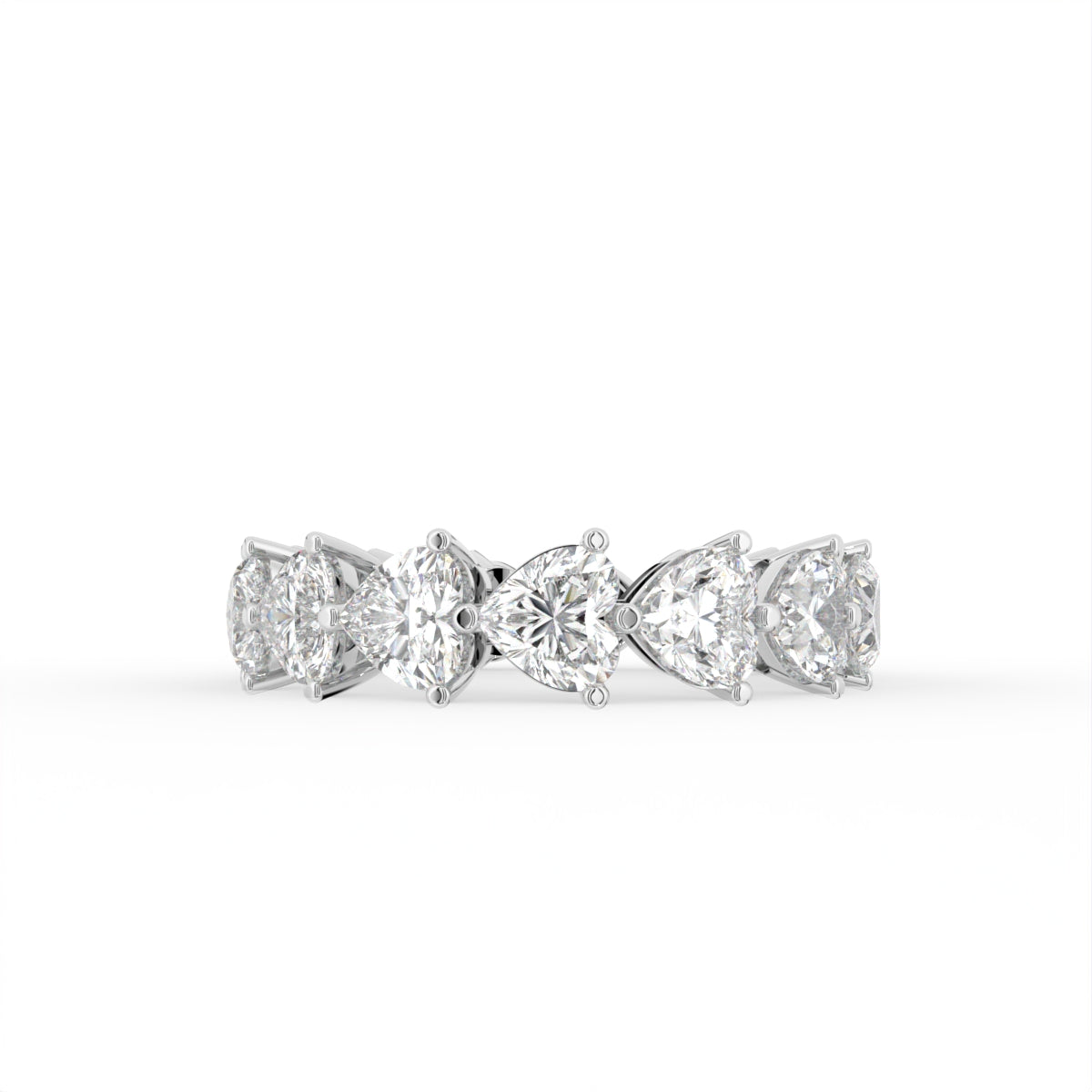 18K Eternity Diamond Ring — TOP