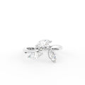 14K White Gold Marquise Diamond Ring — TOP