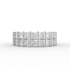 18K Princess Diamond Eternity Band — TOP