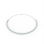 Sterling Silver Diamond Necklace — IMAGE URL