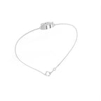 18K Gold Pear Diamond Bracelet — 3D VIEW
