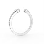18K Bespoke Pear Diamond Ring — 3D VIEW