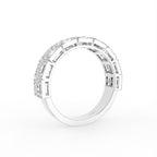 18K Eternity Baguette Diamond Ring — 3D VIEW