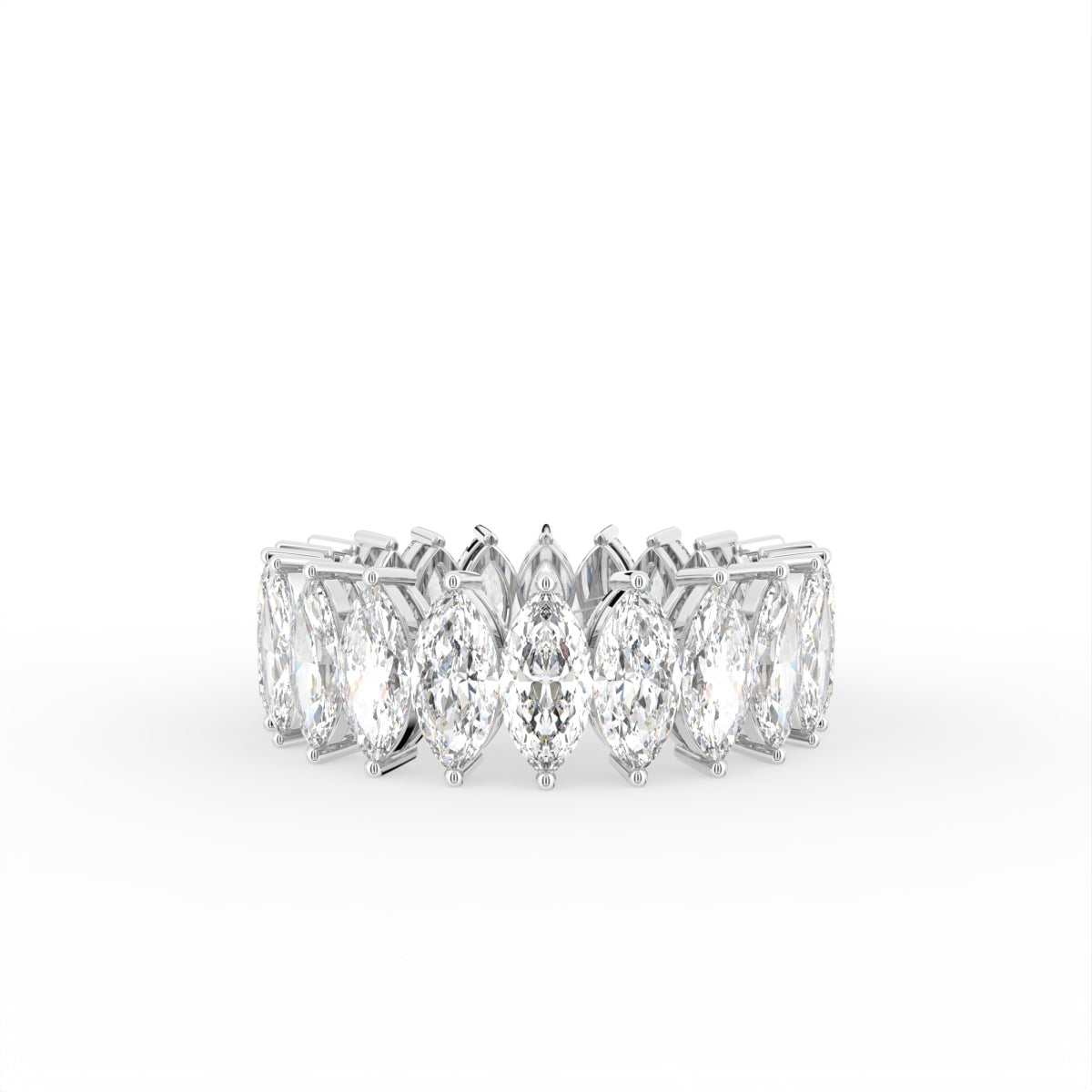 18K Eternity Diamond Ring — TOP
