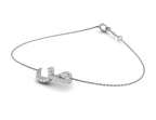 18K Arabic Alphabet Diamond Bracelet — 3D VIEW