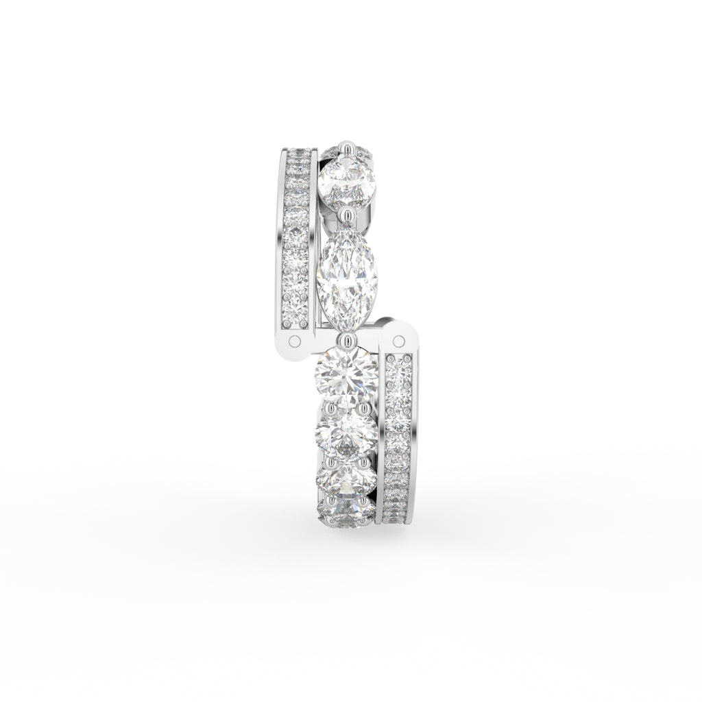 18K Bespoke Diamond Ring — SIDE