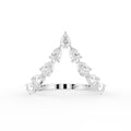 18K Bespoke Pear Diamond Ring — TOP