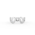 14K Yellow Gold Round Diamond Ring — TOP