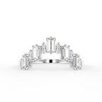 18K White Gold Baguette Diamond Ring — TOP