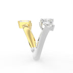 Sterling Silver Diamond Ring — 3D / RIGHT