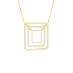18K Diamond Pendant — 3D VIEW