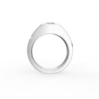 Platinum Solitaire Round Diamond Ring — FRONT