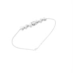14K Gold Round Diamond Bracelet — 3D VIEW