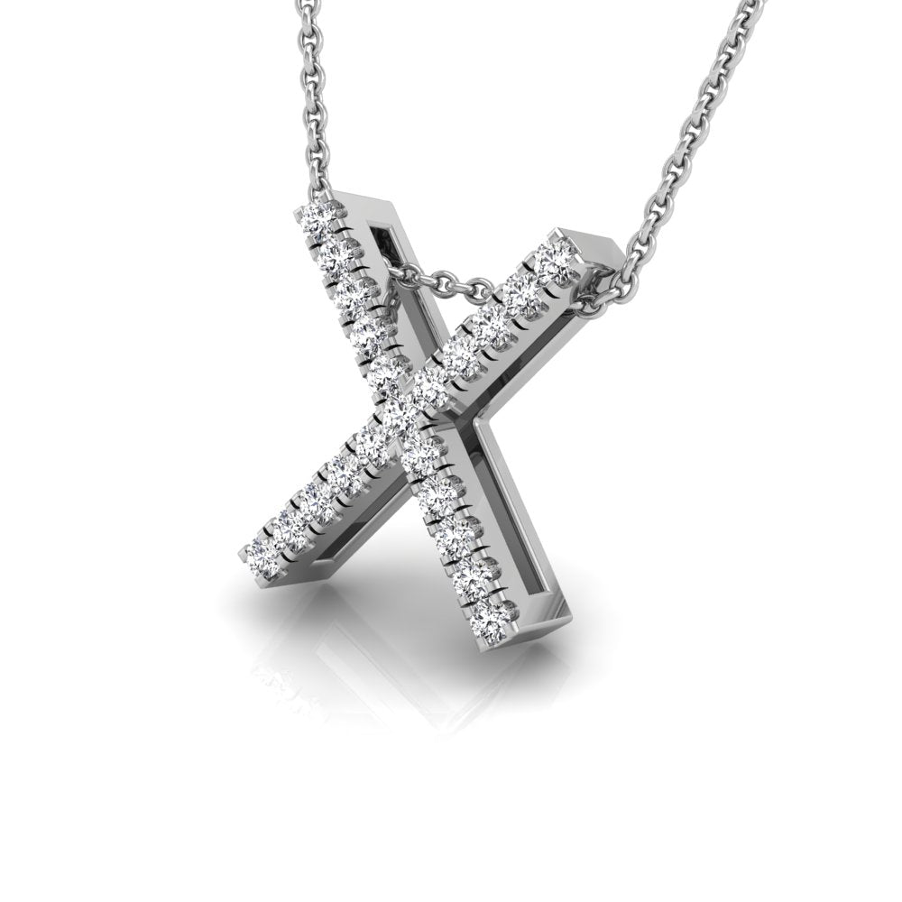 18K Viking Diamond Pendant — 3D VIEW