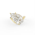 Sterling Silver Diamond Ring — TOP