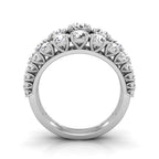 18K Bespoke Round Diamond Ring — FRONT
