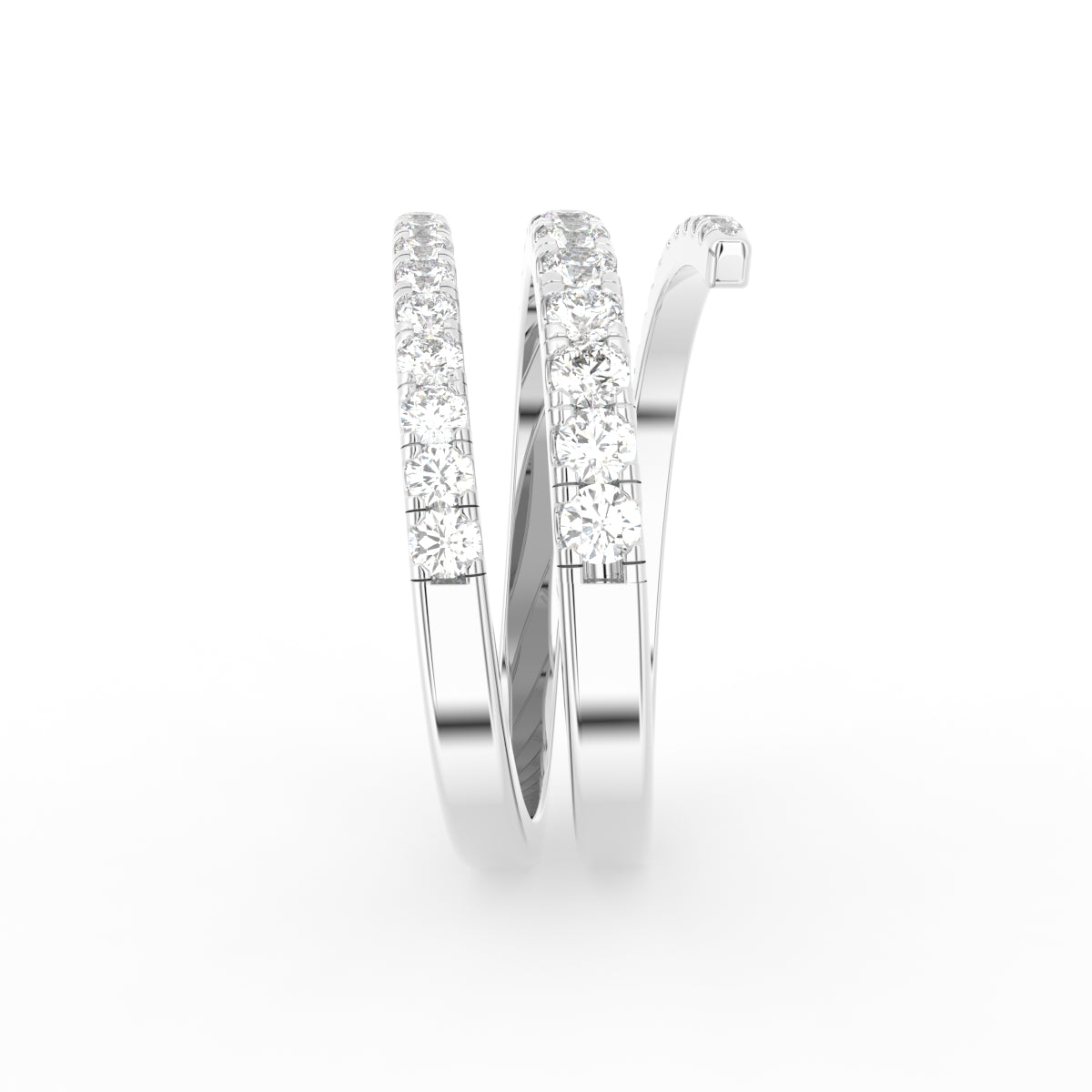 vimg:FJ6103|vimg:FJ6118|vimg:FJ6111|18K Round Diamond Ring — SIDE