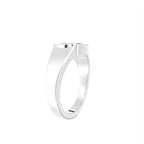 18K Bespoke Cushion Bezel Diamond Ring — 3D VIEW