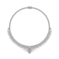 18K Pear Diamond Necklace — TOP