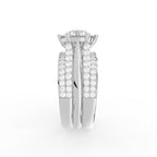 Sterling Silver Diamond Ring — 3D / RIGHT