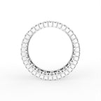 18K Eternity Baguette Diamond Ring — FRONT