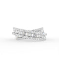 18K Baguette Diamond Statement Ring — TOP