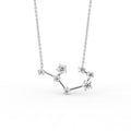 vimg:FJ6931|vimg:FJ7077|vimg:FJ2457|vimg:FJ4524|18K Constellation Round Diamond Pendant — FRONT