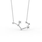 vimg:FJ6931|vimg:FJ7077|vimg:FJ2457|vimg:FJ4524|18K Constellation Round Diamond Pendant — FRONT