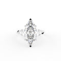 vimg:Z00213|18K White Gold Trilogy Marquise Diamond Ring — TOP