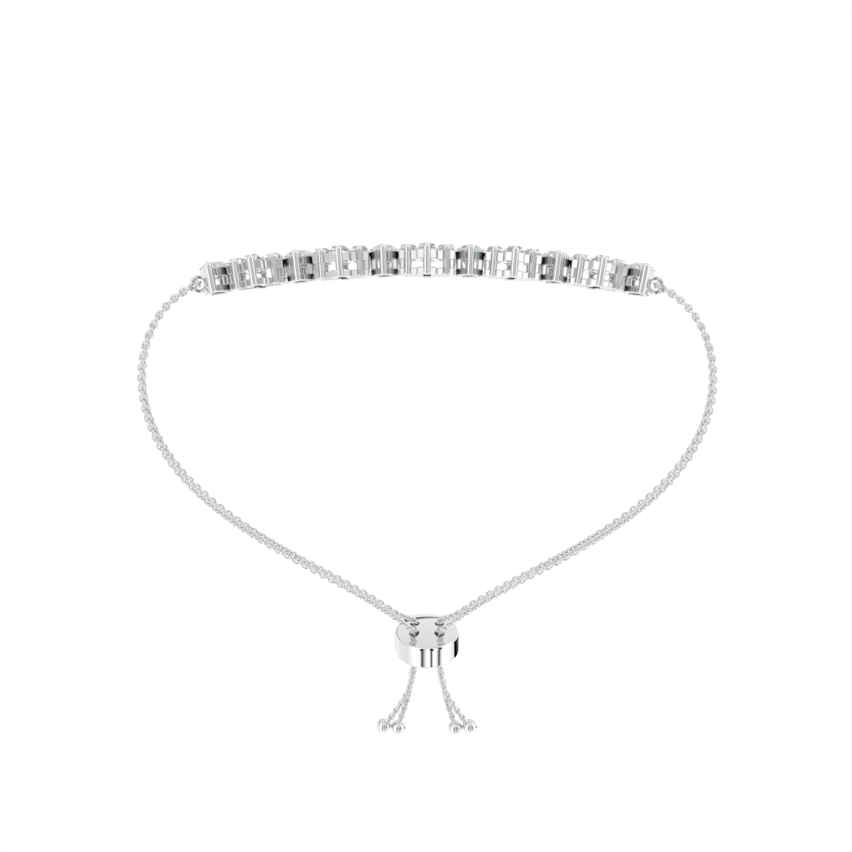 18K Gold Marquise Diamond Bracelet — FRONT