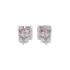 vimg:Z01799|18K Princess Halo Diamond Earrings — BACK