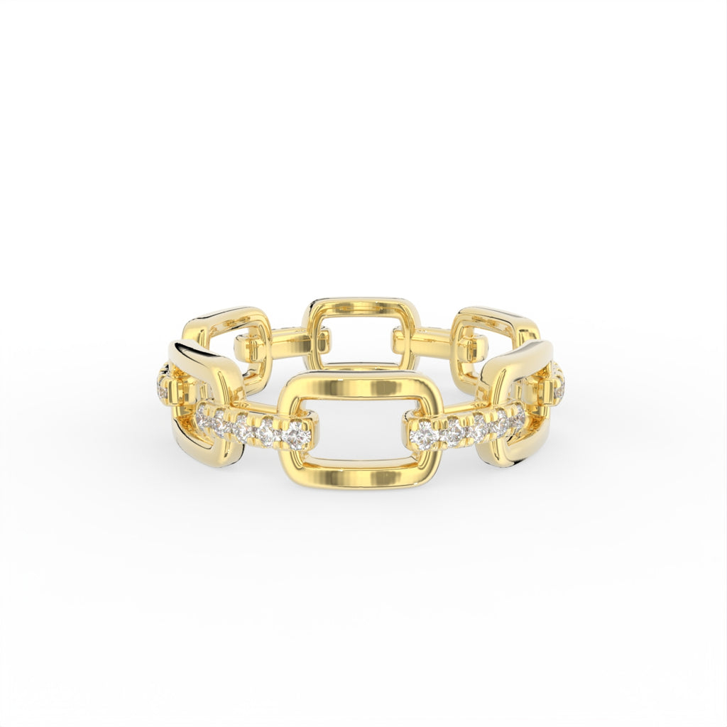 Sterling Silver Diamond Ring — TOP